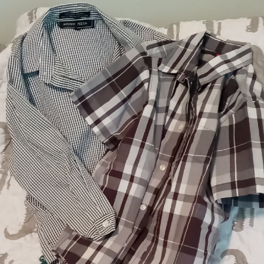Andrew Fezza Monochrome And Wrangler Plaid Shirt